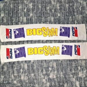 Vintage 90's NBA Shaq Pepsi Promo Big Slam Gym Fitness Towels Shaquille O'Neal